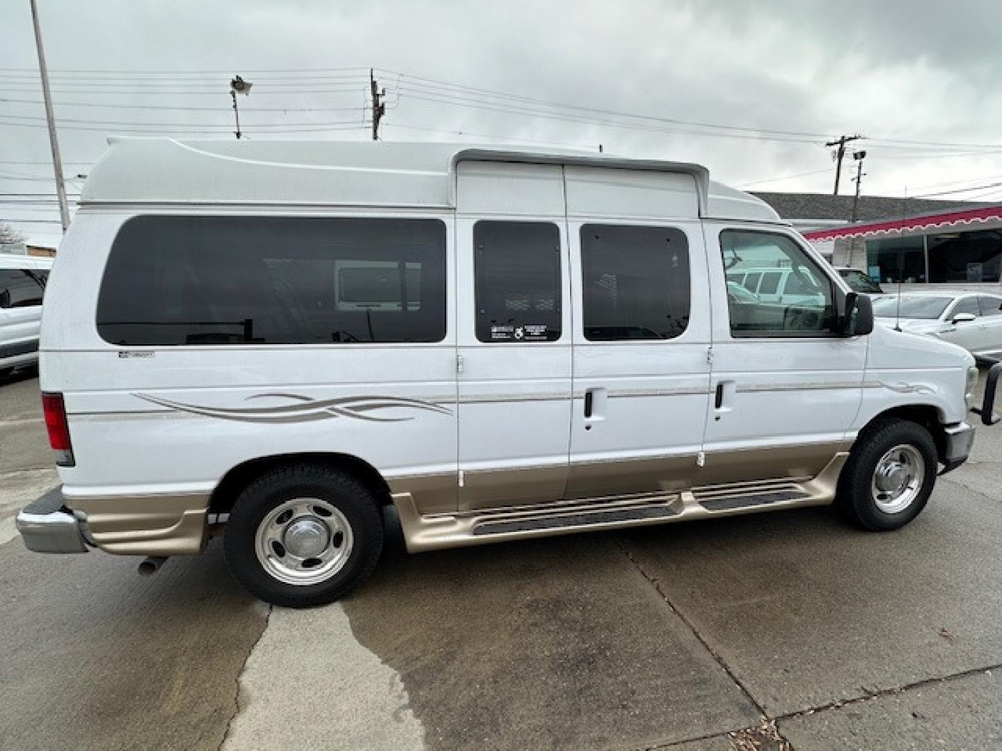2017 White Ford E Series Van Tuscany Conversion with an 5.4 V8 engine, Automatic transmission, located at 3200 1st Avenue North, Billings, MT, 59101, (406) 245-9055, 45.779270, -108.510742 - Low Mileage, Handicap Accessible Custom Hi-Roof Van. Passenger Side Power Lift with Cargo Doors, 5.4 V8, Running Boards, Designed By Mobility Of Denver and Only 81,000 Miles. CarFax Dealer. Auto Brokers of Montana/AA&A Auto Rental/Fox Car Rental Billings - Photo#6